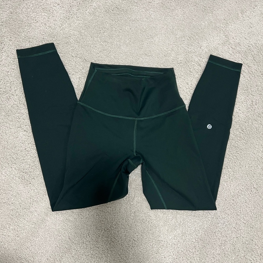 lululemon athletica Dark Green Leggings